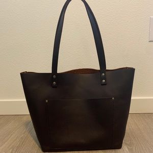 Portland Leather Goods Large Grizzly Classic Tote